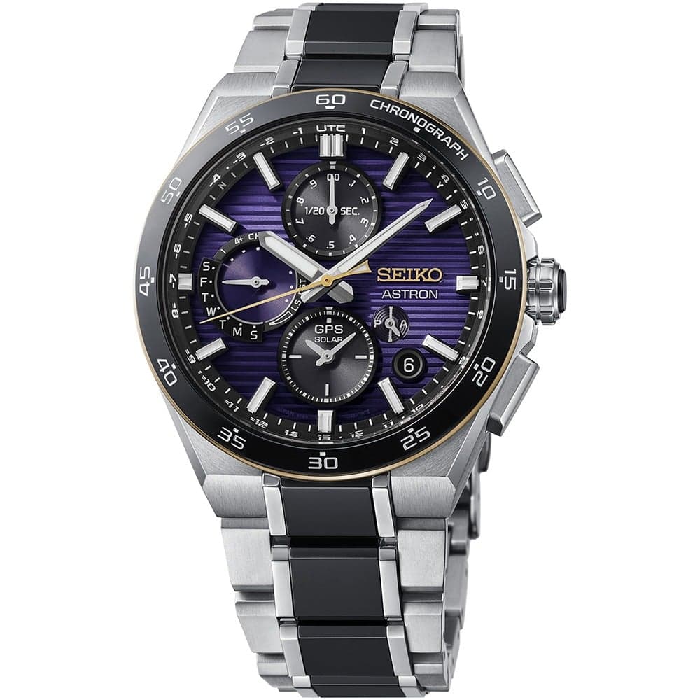 Seiko Astron GPS Solar Dual Time Chronograph 145th Anniversary Limited Edition HAB011J1