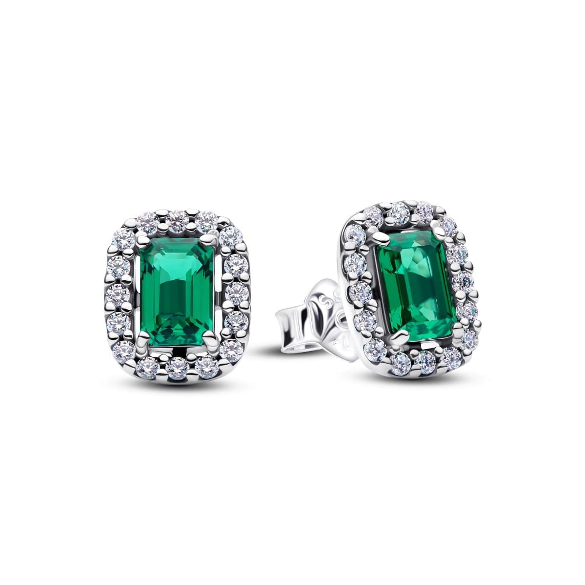 Pandora Sparkling Rectangular Stud korvakorut 294501C01