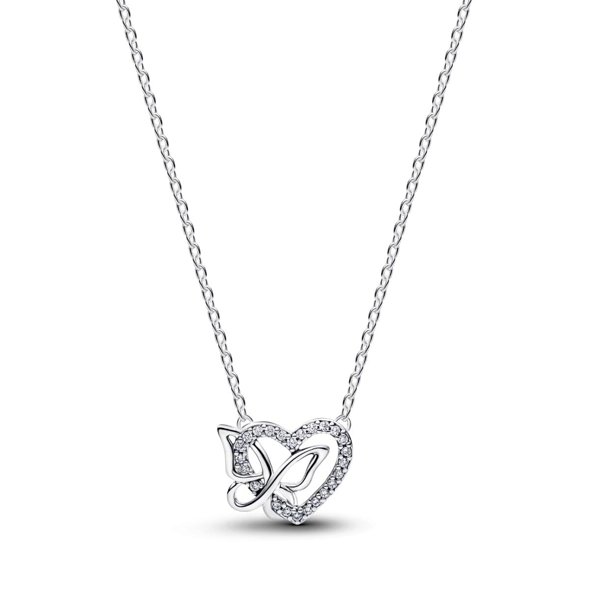 Pandora Entwined Heart & Butterfly kaulakoru 394477C01-45