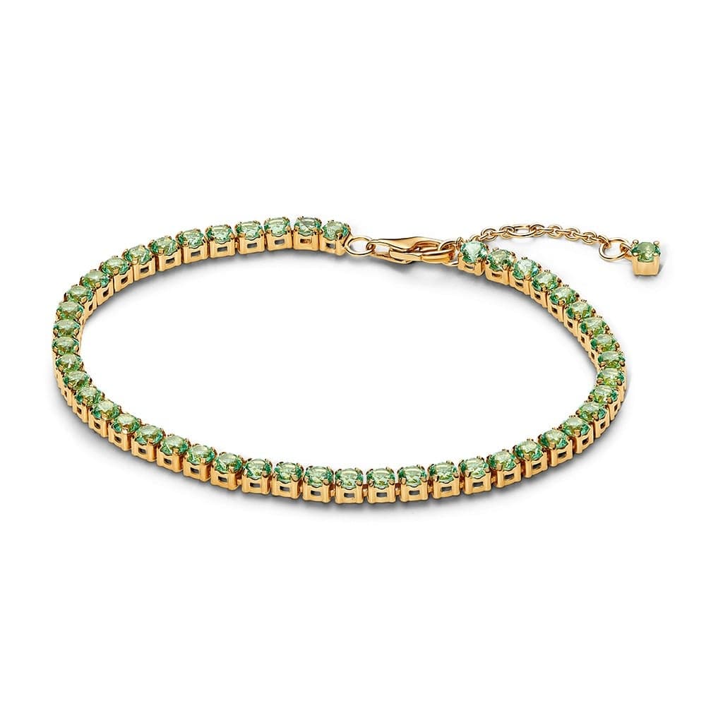 Pandora Sparkling Green Tennis rannekoru 16 cm 561469C02