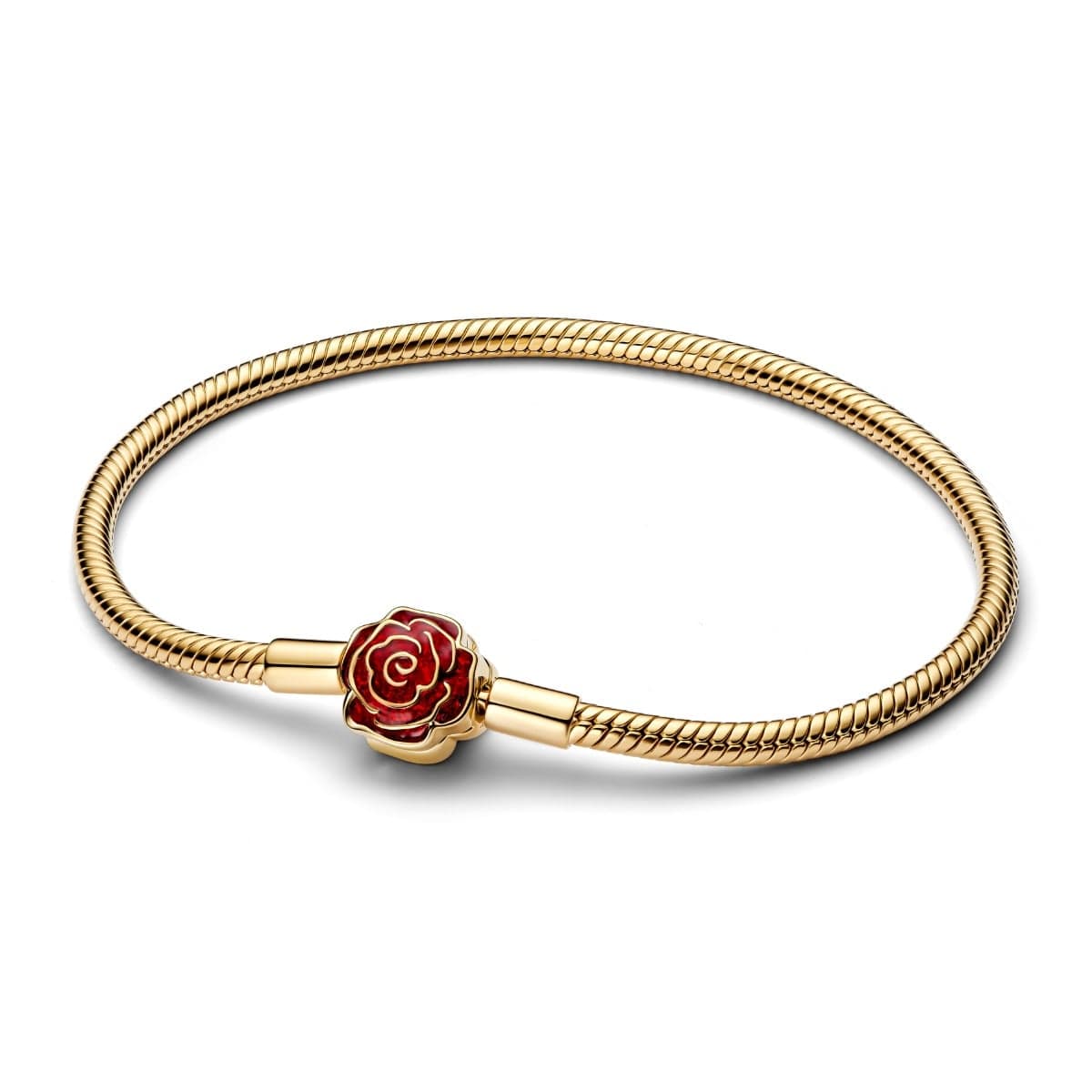 Pandora Disney Beauty and the Beast Enchanted Rose Snake Chain rannekoru 20 cm 564019C01