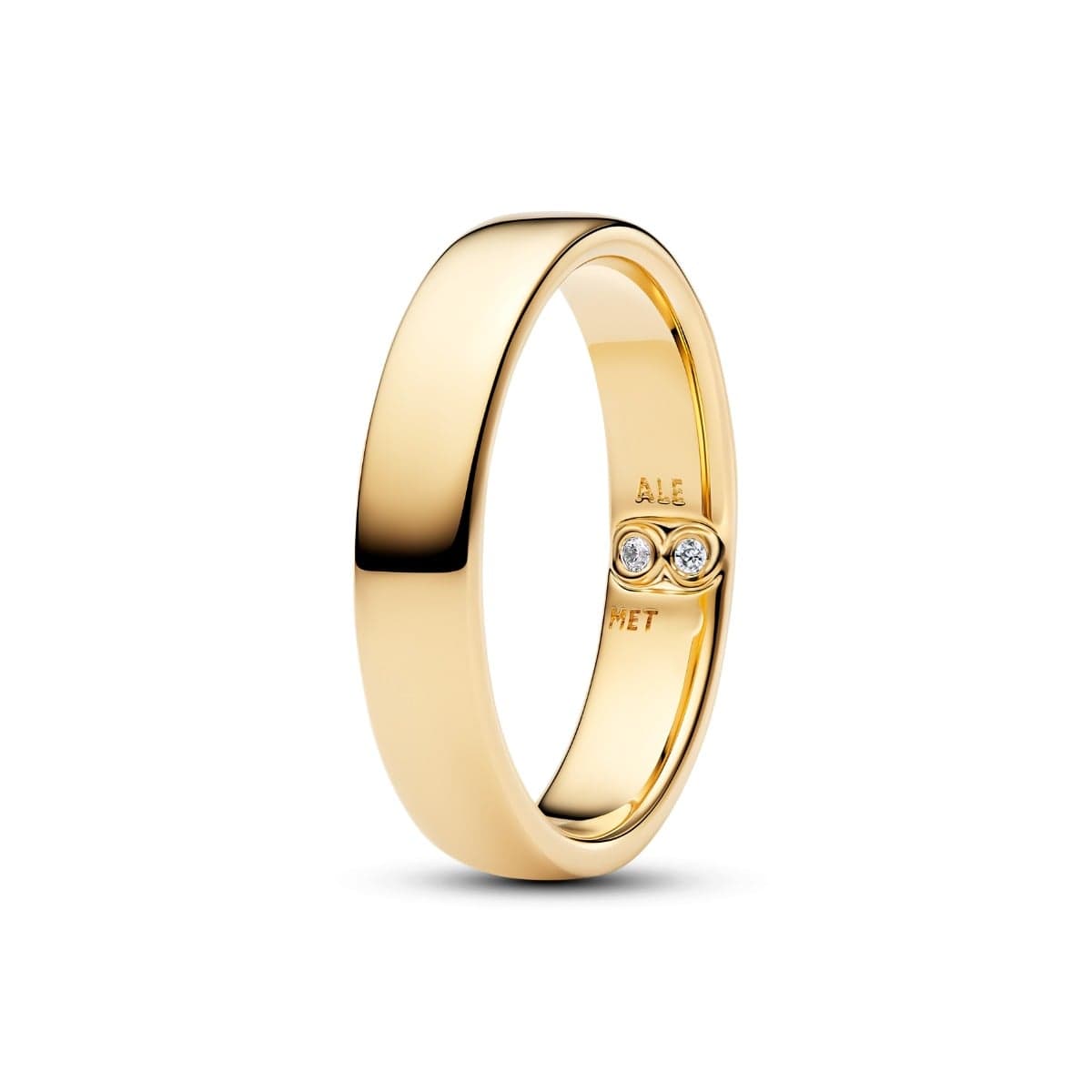 Pandora Stackable Engravable Classic Band sormus 164776C01