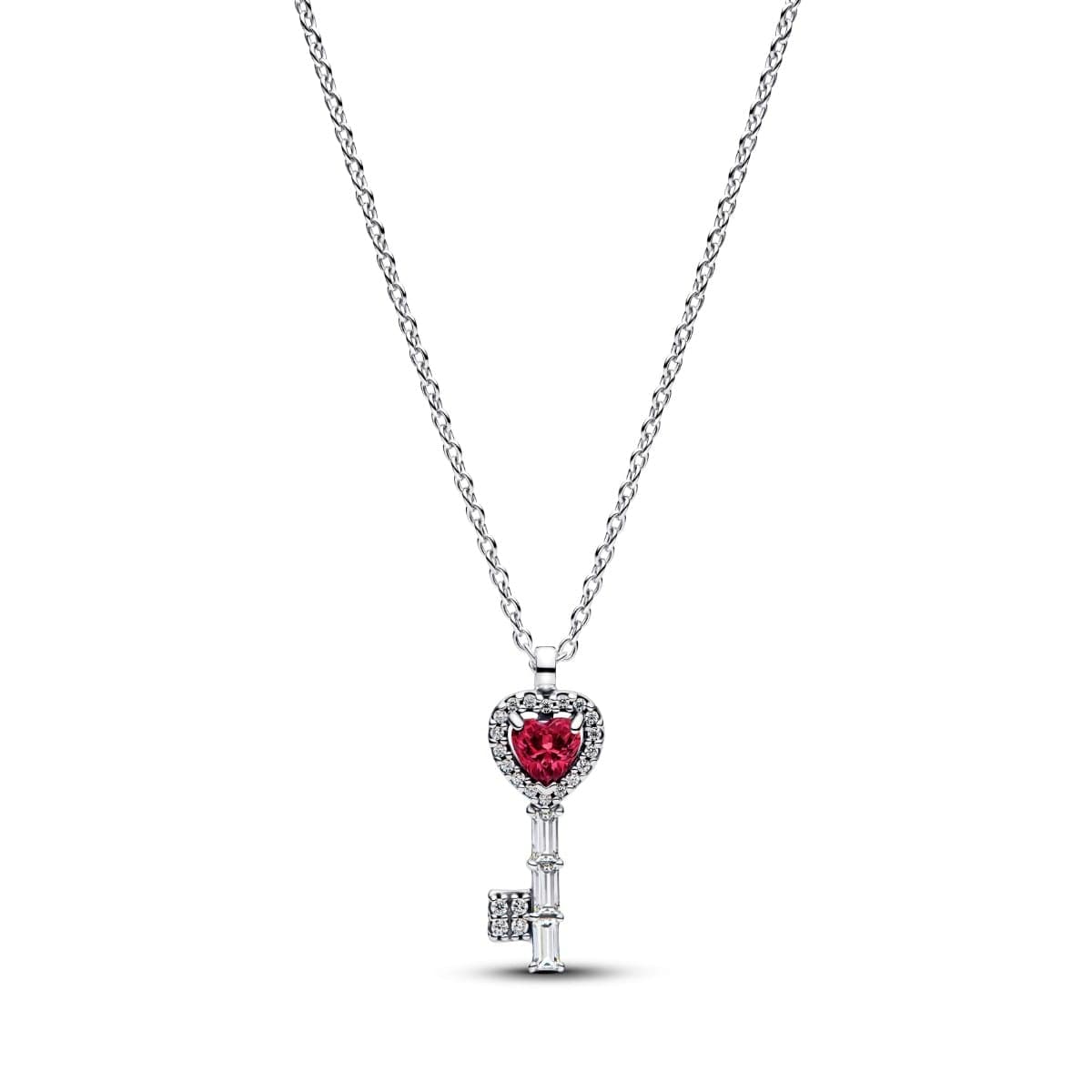 Pandora Elevated Heart Key Collier kaulakoru 394392C01-45