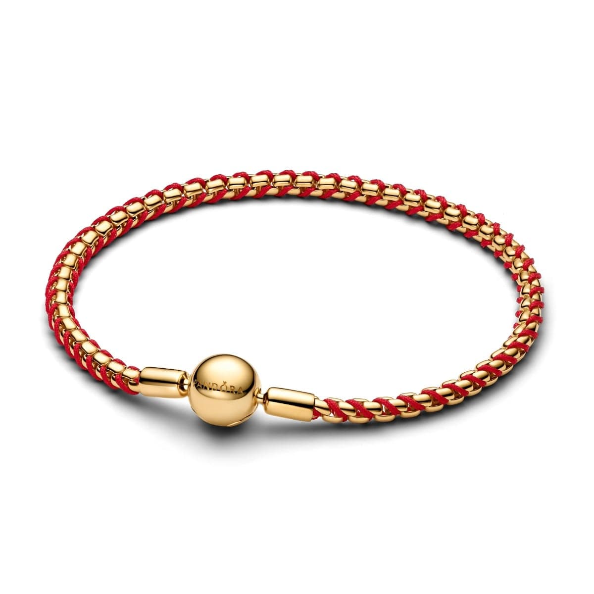 Pandora Red Cord Snake Chain rannekoru 563816C01
