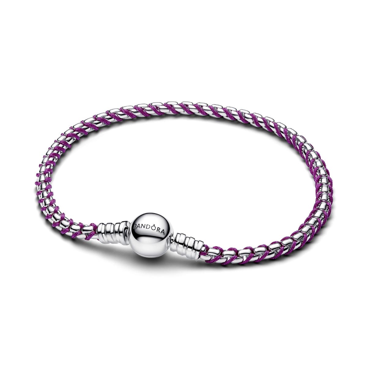 Pandora Purple Cord Box Chain rannekoru 593816C03