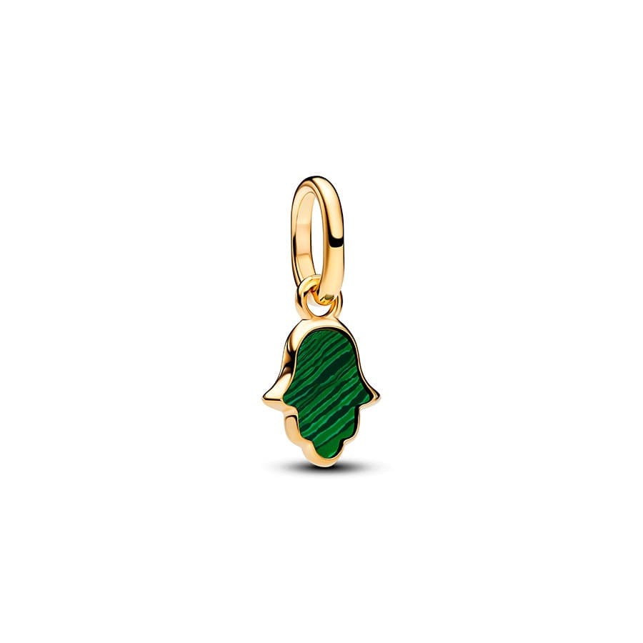Pandora Green Hamsa Hand Mini Dangle hela 764612C01