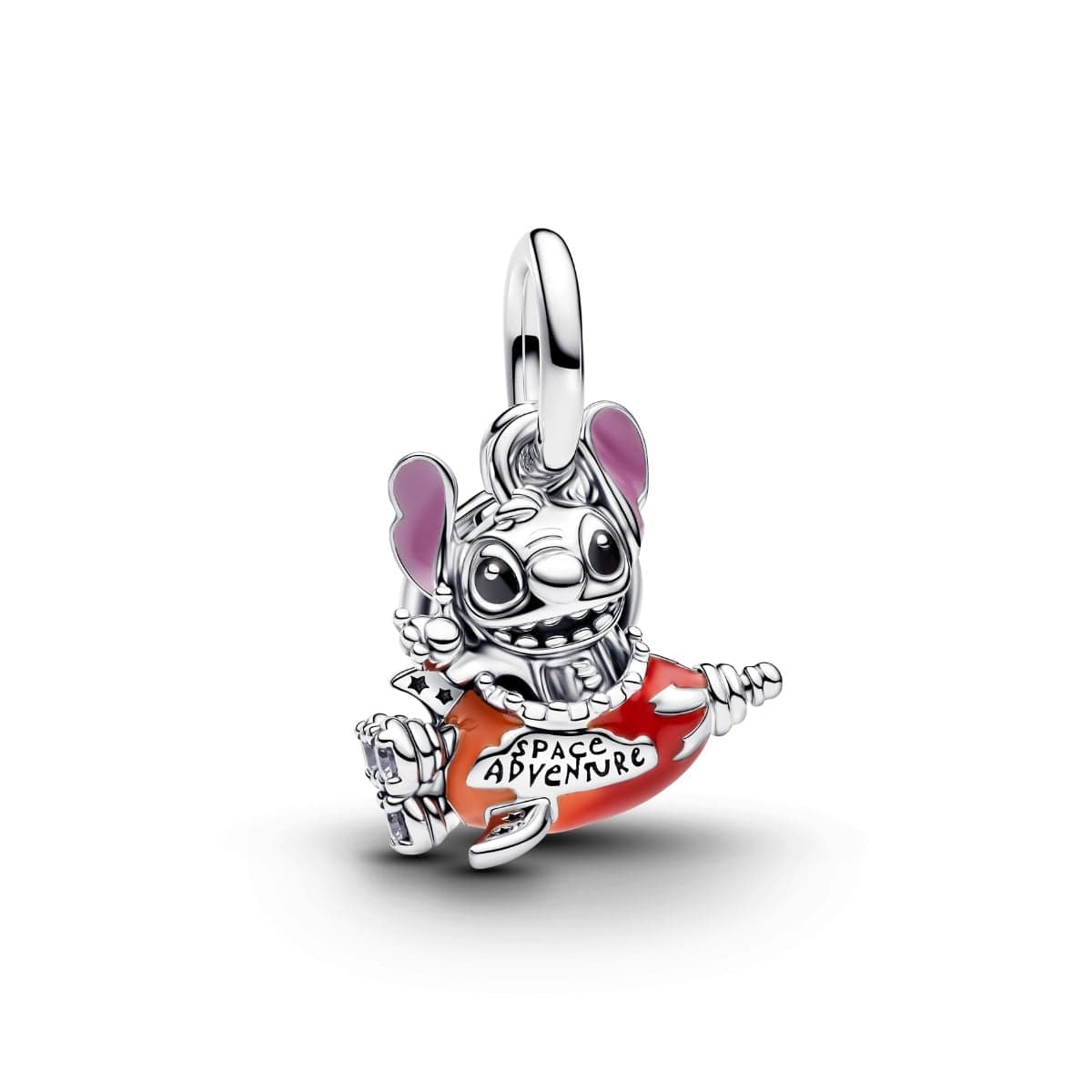 Pandora Disney Stitch Rocket Ship Dangle Charm hela 793742C01