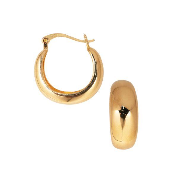 Kullatut hopeakorvakorut 20 x 8 mm JD30885/2YG