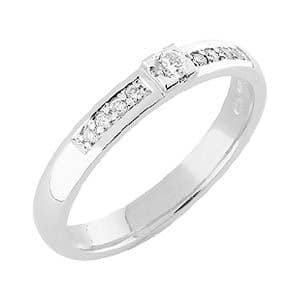 Sandberg Keulapurje -timanttisormus K-48-8w