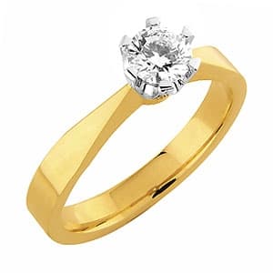 Sandberg Onnenlähde -timanttisormus (0.25ct) K-5