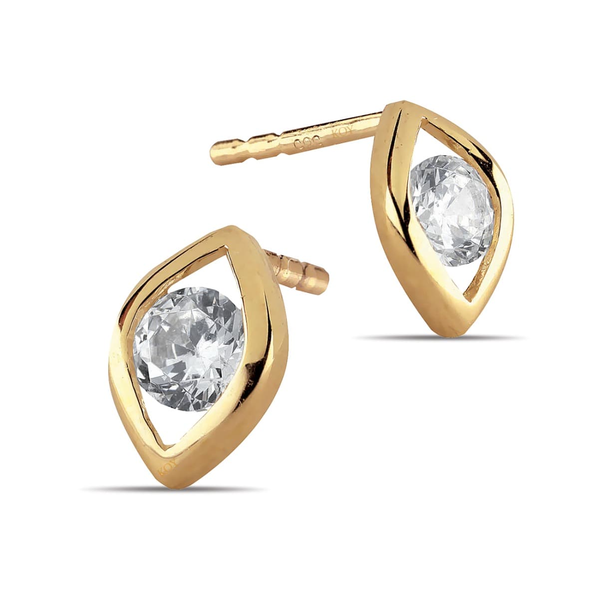 Kultaiset korvakorut K-E32376Z