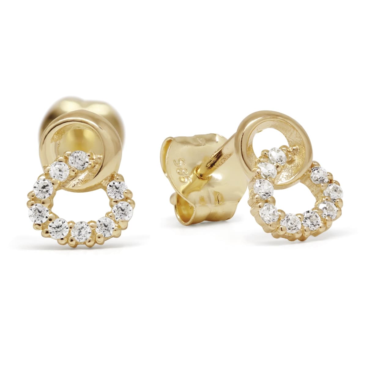 Kultaiset korvakorut K-E37406Z