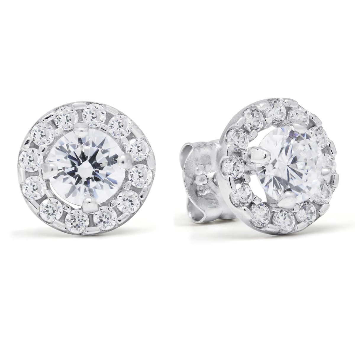 Valkokultaiset korvakorut K-E37675ZW