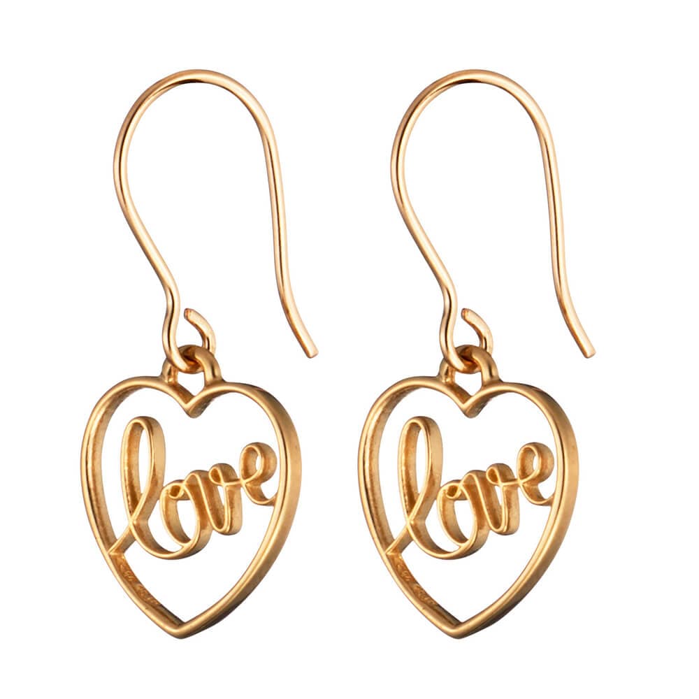 Lumoava Love -korvakorut / kulta L75202500000