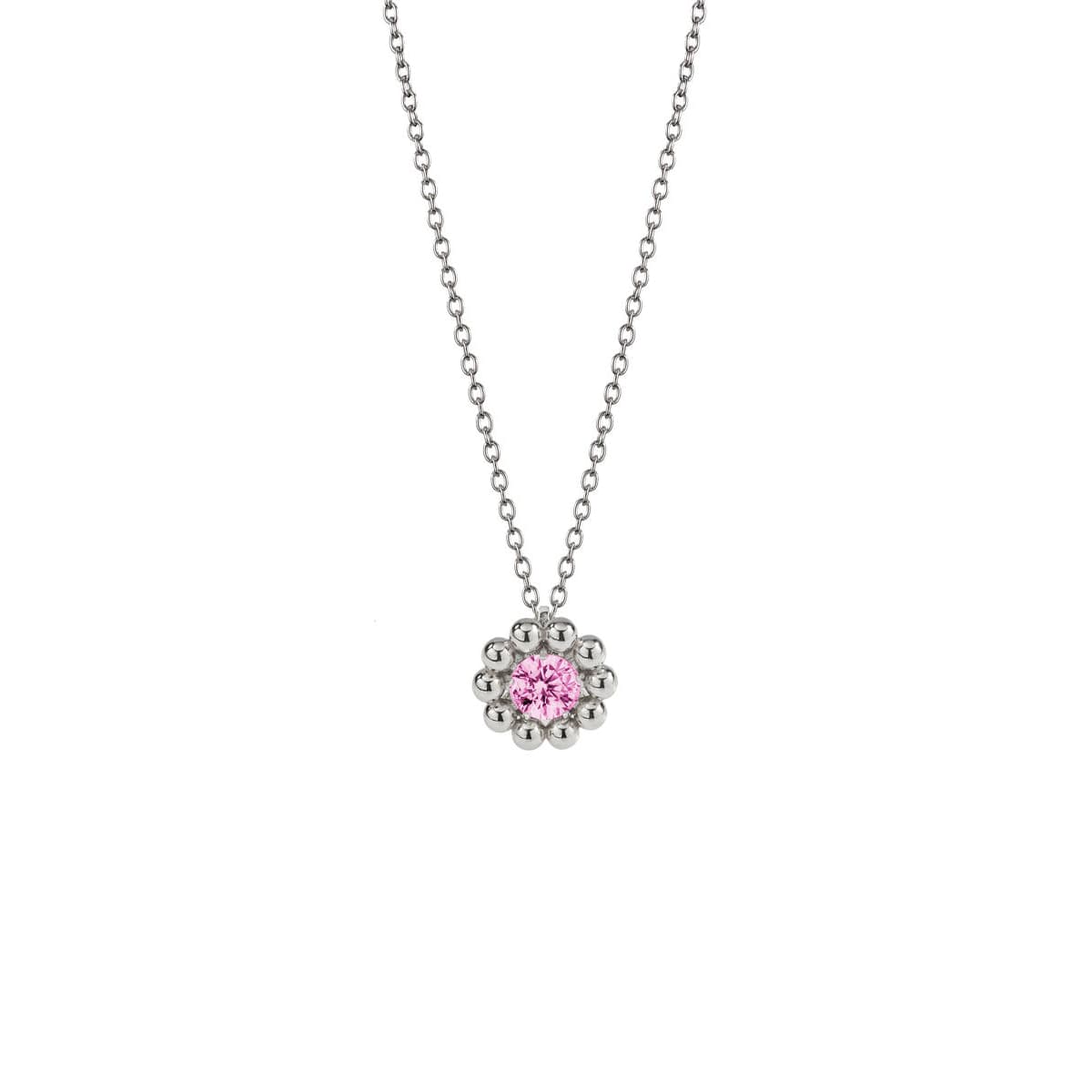 Lumoava Daisy kaulakoru, vaaleanpunainen L56228150000