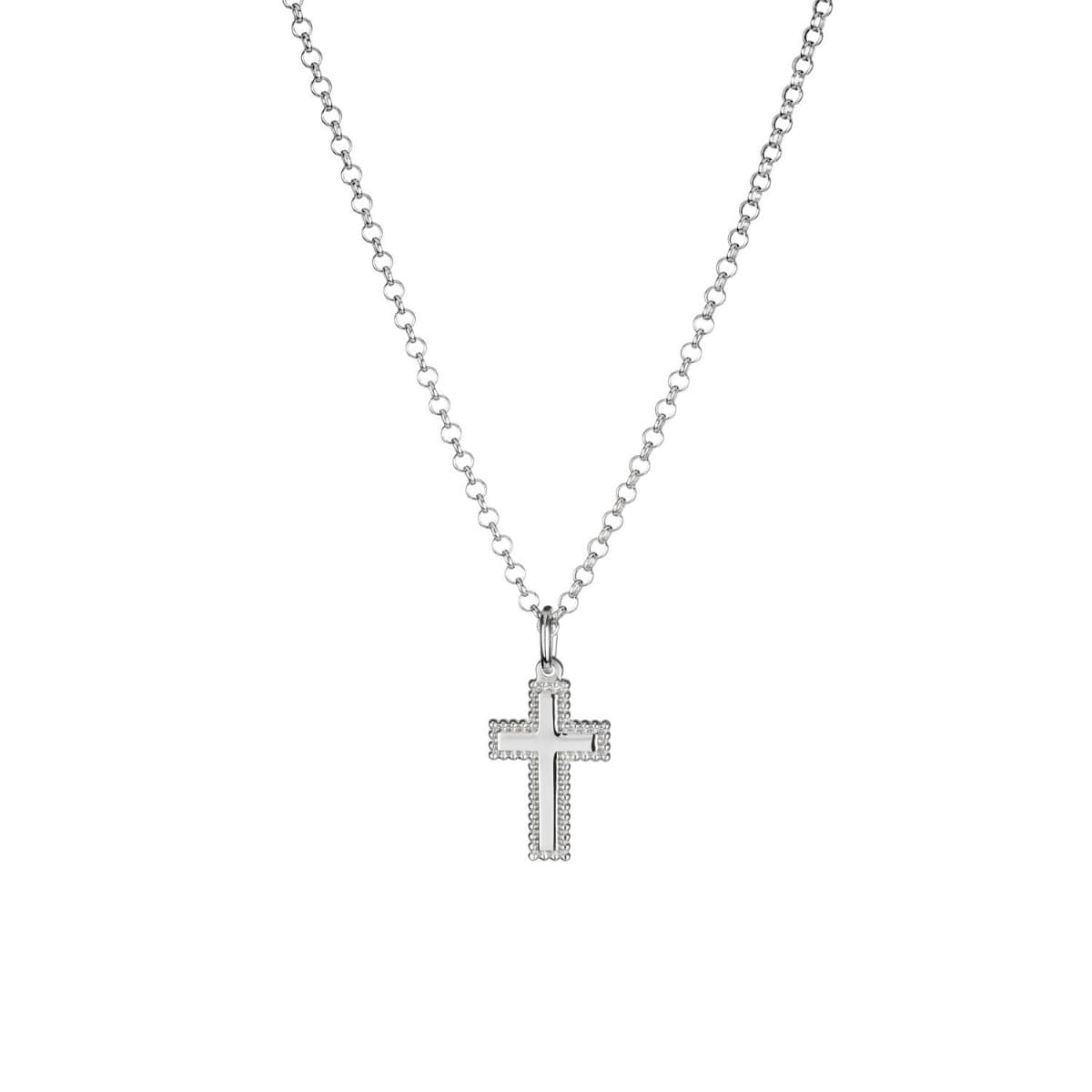 Lumoava Helmi -ristikaulakoru (45/50cm) L50214100000