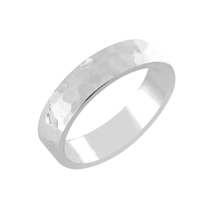 Hopeinen sormus M46001/5M-T