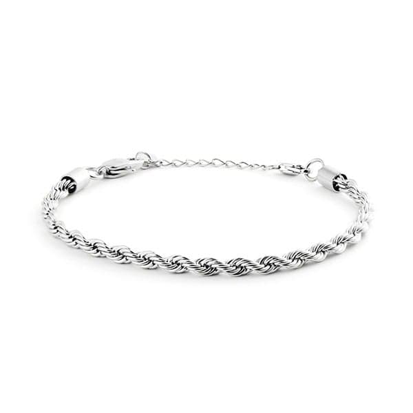 Mockberg Bold Rope Chain Steel rannekoru