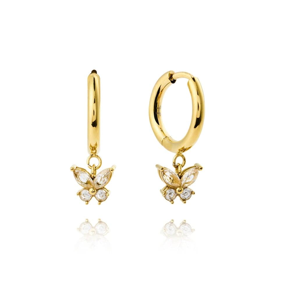 Mockberg Butterfly Gold korvakorut MB2084