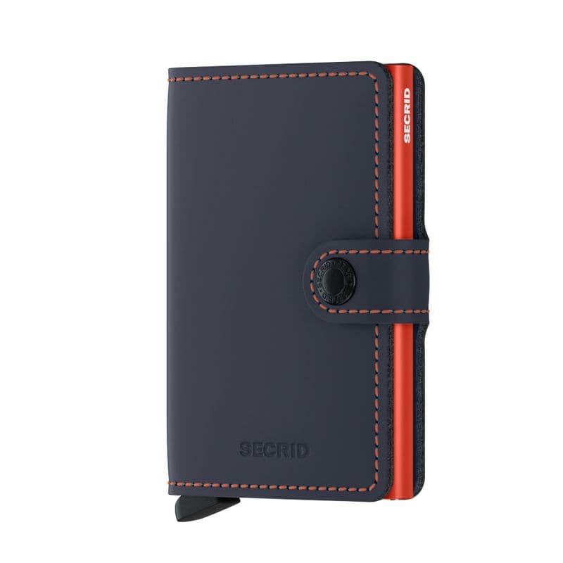 Secrid Matte Night Blue & Orange  MM-NIGHTBLUE & ORANGE