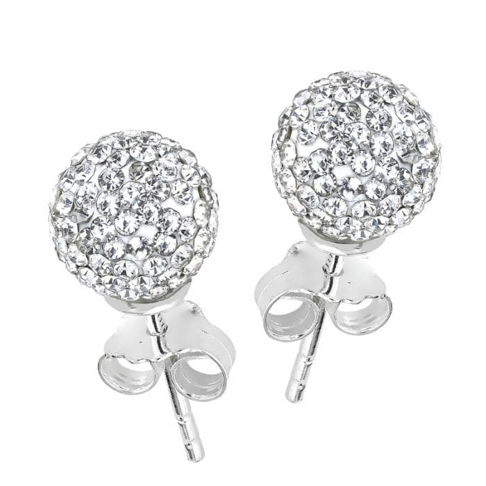 Hopeiset korvakorut, pallo N201001E,8M-CB-318