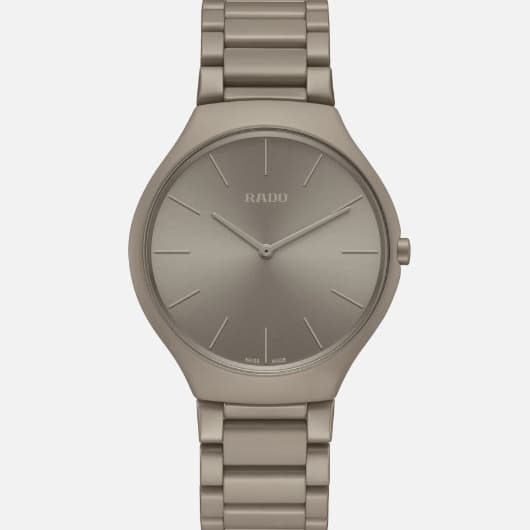 Rado True Thinline Les Couleurs™ Le Corbusier Grey Brown Natural Umber Limited Edition R27098682