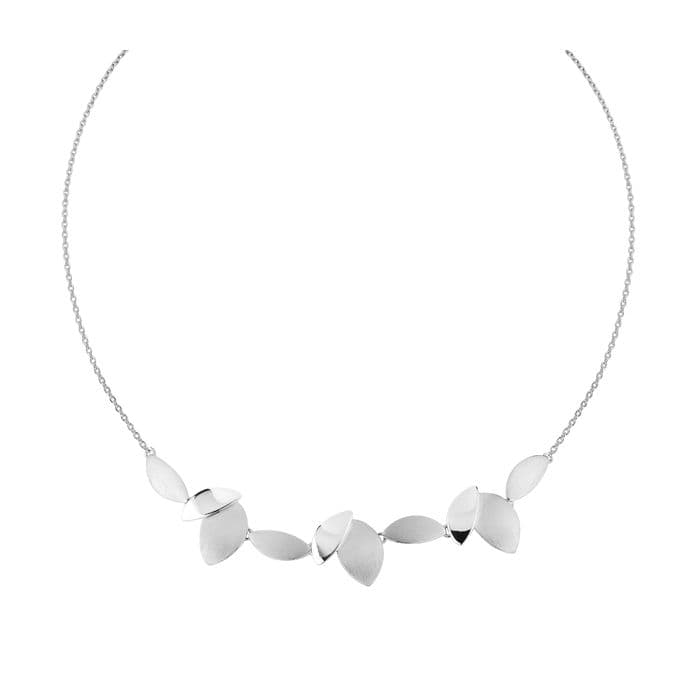 Hopeinen kaulakoru 42 cm NNC23937-1001