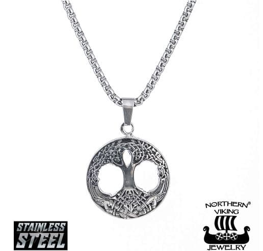 Northern Viking Jewelry Celtic Tree Of Life -kaulakoru (50cm) NVJRS021