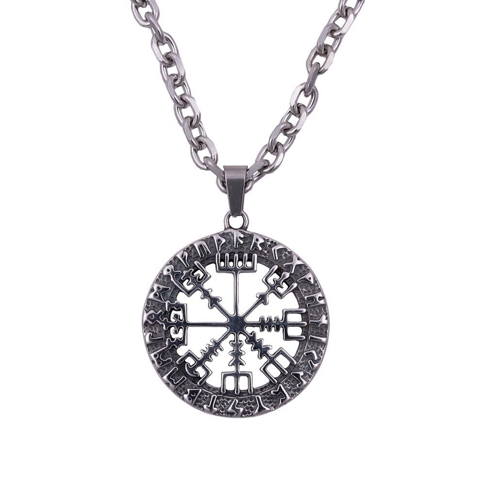 Northern Viking Jewelry Vegvisir kaulakoru NVJRS098
