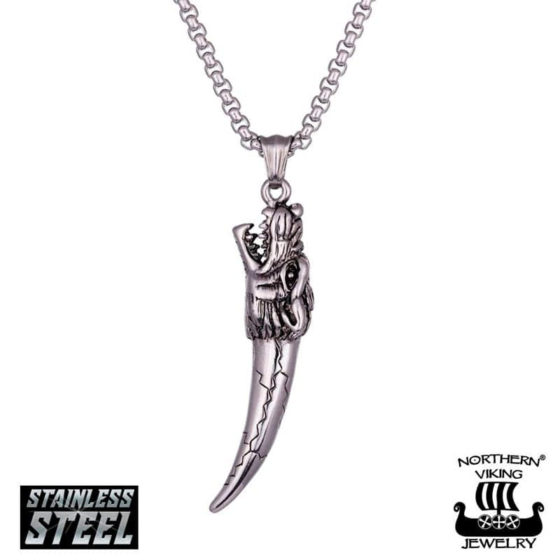 Northern Viking Jewelry Fenrir Tooth Kaulakoru 50 cm NVJRS117