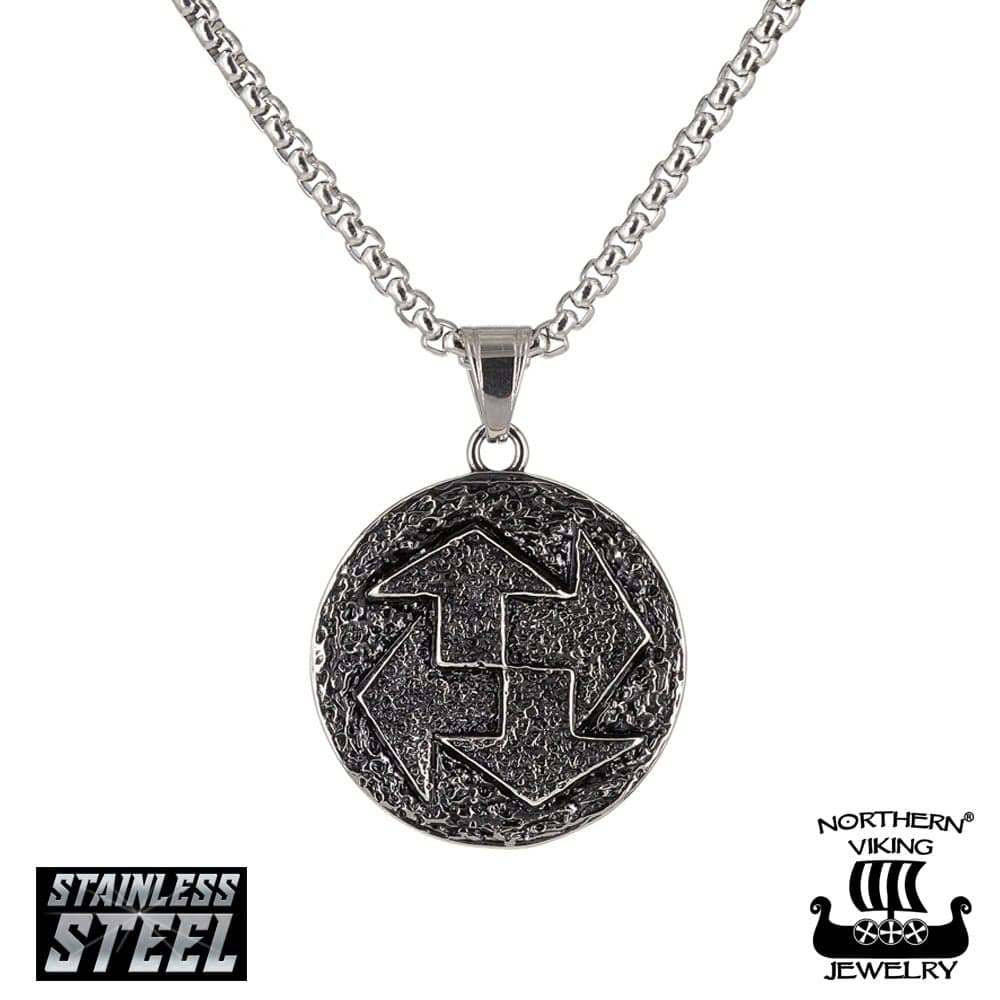 Northern Viking Jewelry Tursaansydän kaulakoru NVJRS143_50