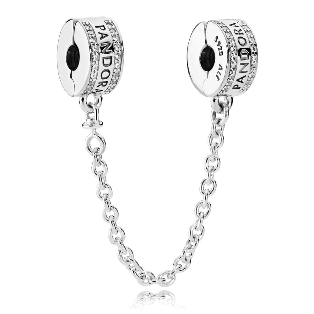 Pandora Logo Safety Chain -varmuusketju 792057CZ-05
