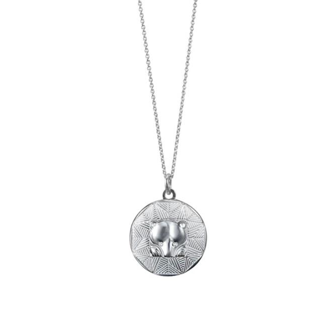 Kalevala Amuletti Pohjankarhu kaulakoru / hopea 227031460