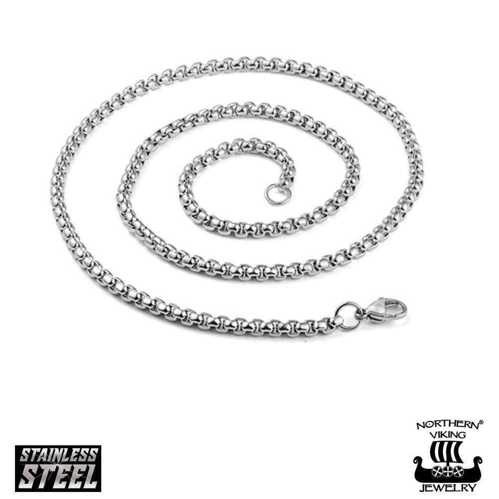 Northern Viking Jewelry Rolo Link -ketju 60cm NVJKE004