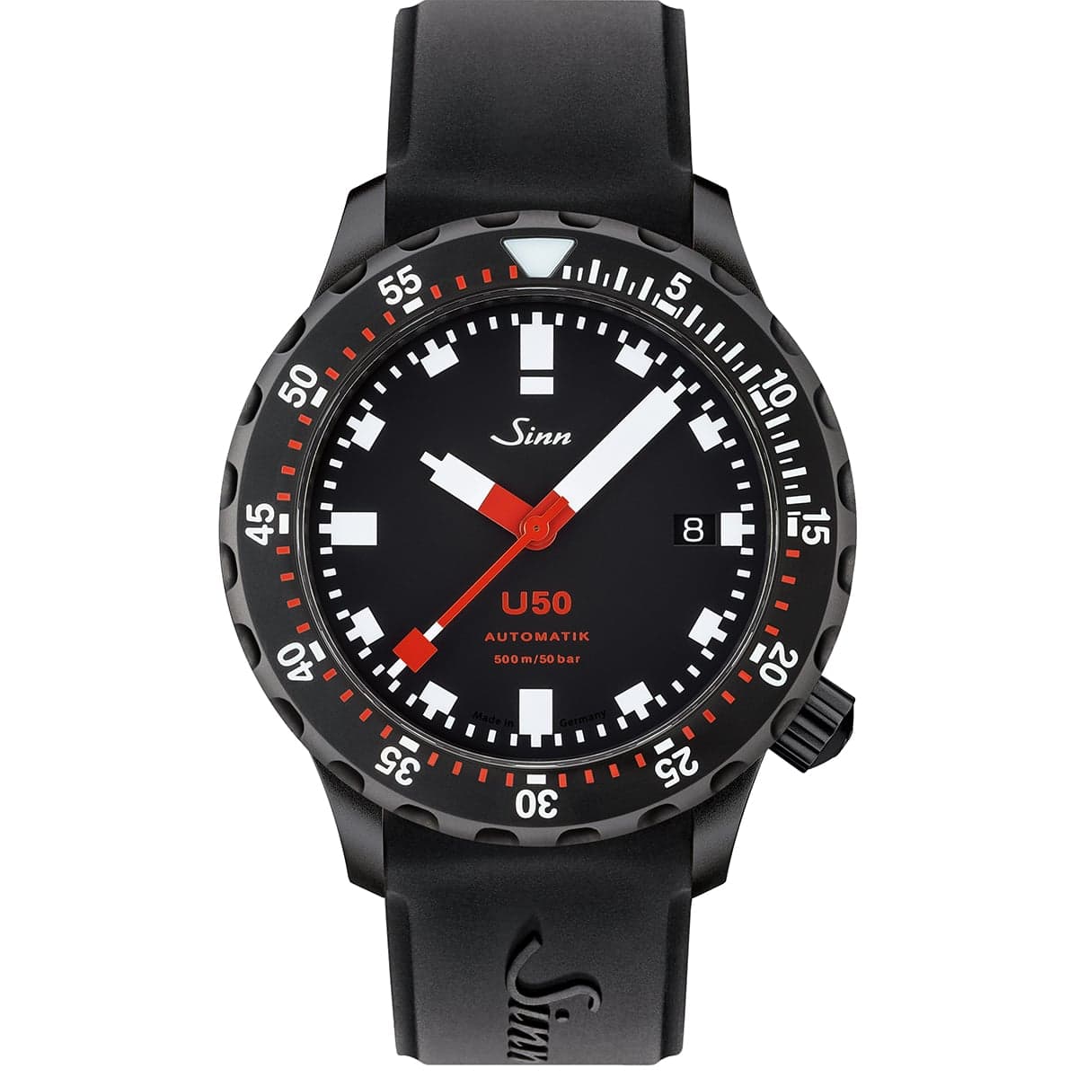 Sinn U50 Diving -rannekello / kumiranneke 1050.020