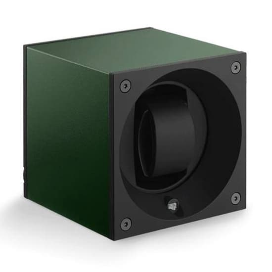 SwissKubik Masterbox Aluminium Dark Green kellonpyöritin SK01.AE014