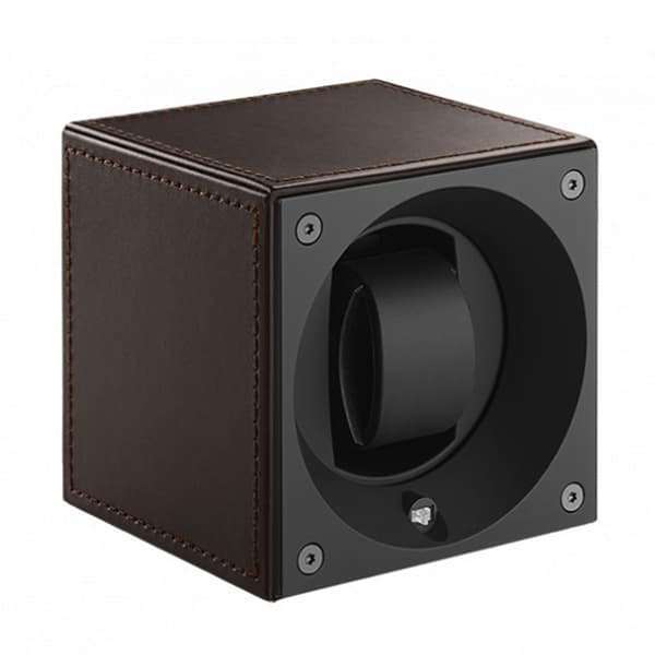 SwissKubik Masterbox Leather Brown kellonpyöritin SK01.CV004