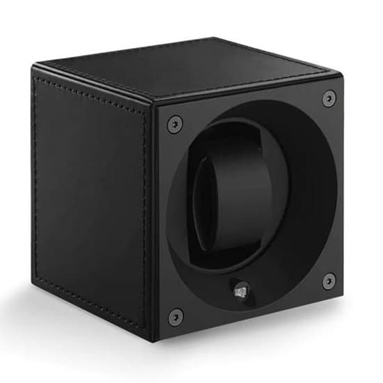 SwissKubik Masterbox Leather Rubber Black kellonpyöritin SK01.CV008