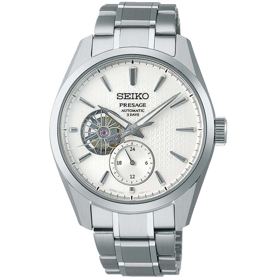 Seiko Presage ‘Shiro’ SharpEdged Open Heart SPB415J1