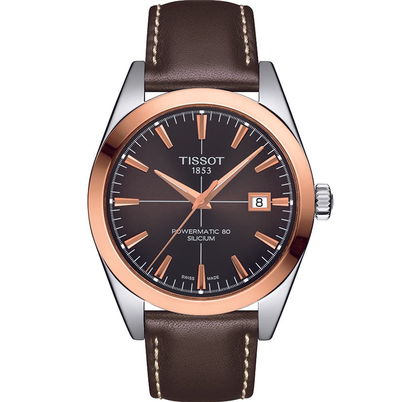 Tissot Gentleman Powermatic 80 Silicium Solid 18K Bezel T927.407.46.291.00