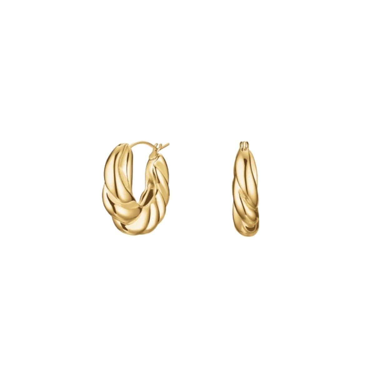 Rosefield Twisted Hoops Korvakorut JETHG-J972