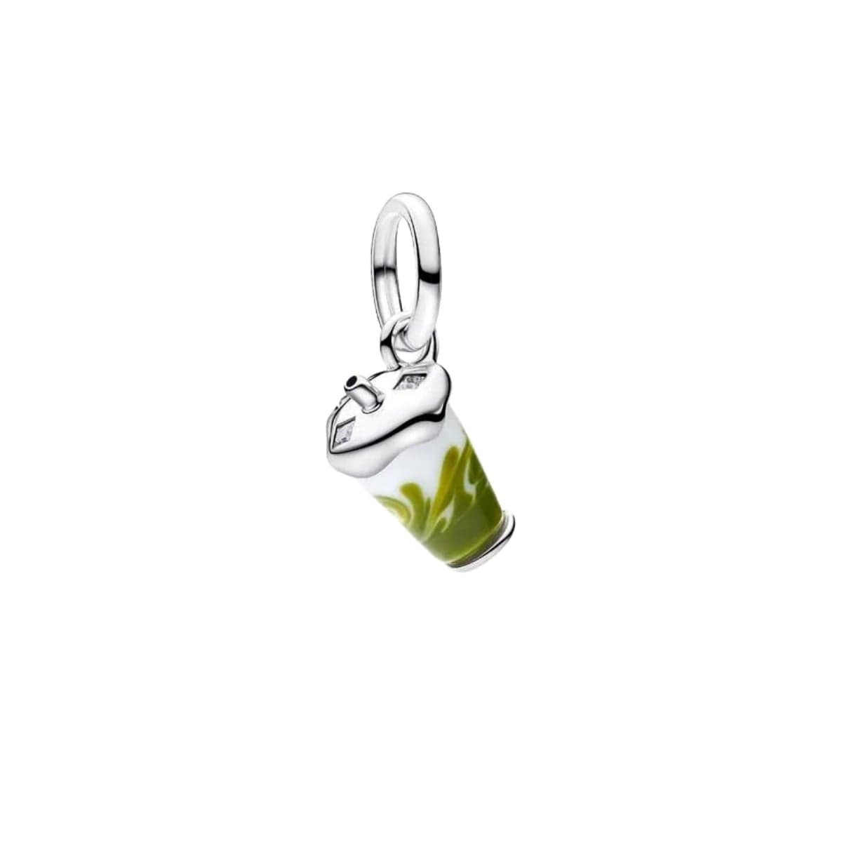 Pandora Iced Matcha Latte Murano Glass Dangle Charm hela 794940C01