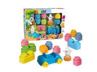 Muumi-palikat ja auto