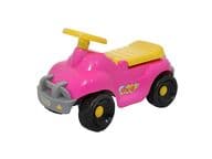 Plasto Potkuauto pinkki, 60 cm