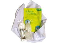 Askarrellen solmubatikkia