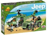 Cobi Small Army Jeep Willys ja Helikopteri (250 palaa)