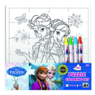 Frozen väritettävä palapeli