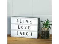 Valotaulu viestillä