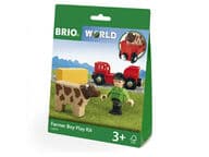 BRIO WORLD Maatilan poika -leikkisetti