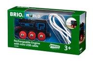 BRIO WORLD Ladattava veturi mini usb -johdolla
